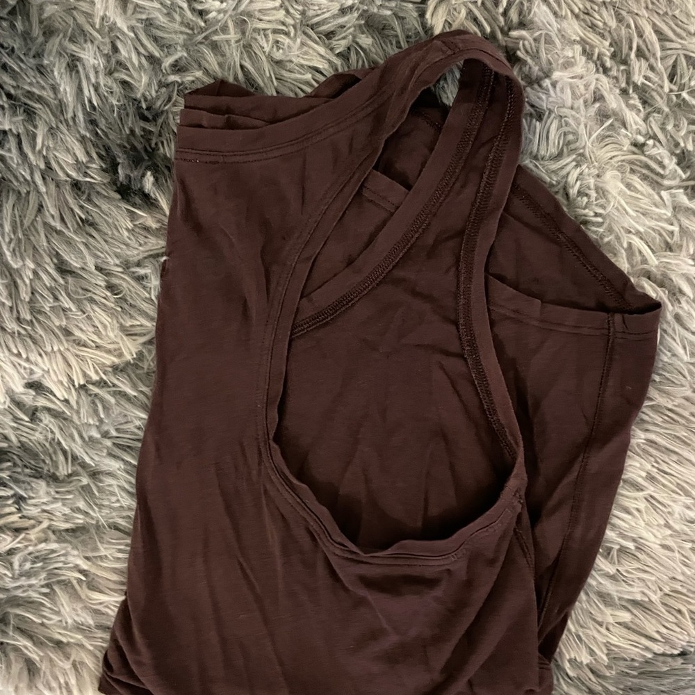 Lululemon maroon/ brown tank top